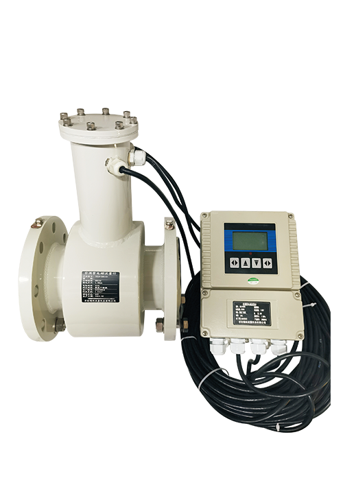 Non full tube electromagnetic flowmeter